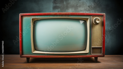 Old vintage television