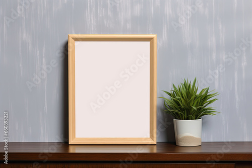 Modern and stylish design frame for poster or advertisement with ample copy space. © Iryna