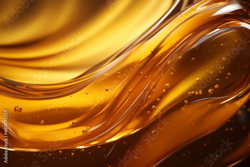 splash of oil. Gold liquid splash.wave