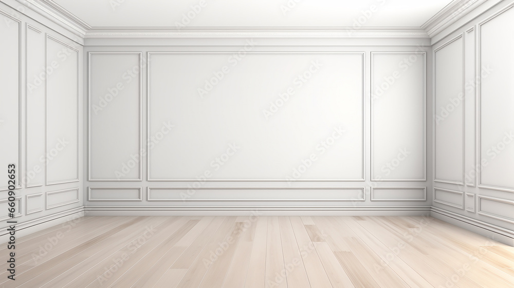 Empty room interior design open space with white walls Empty room interior design open space with white walls