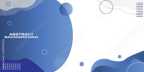 Blue waves abstract background. Liquid color background design. Fluid gradient shape composition. Futuristic design for posters, banners, web headers, presentation designs and more