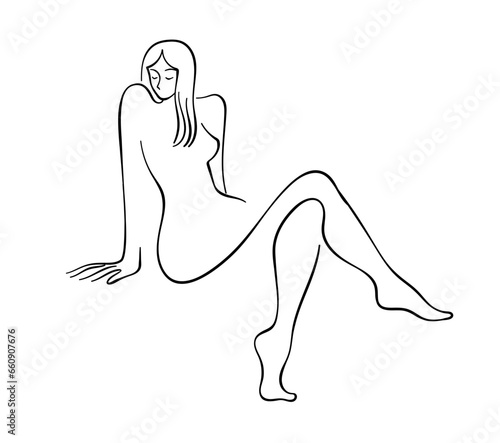 Woman femininity beauty vector illustration