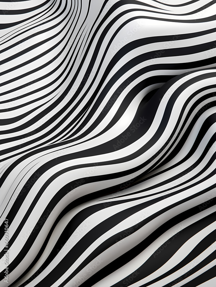 A Black And White Striped Surface A Black And White Striped Surface