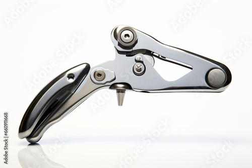 A wine opener isolated on a white background