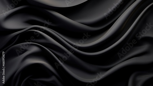 Texture. Pattern.pattern. silk fabric in abstract shades of dark. silk texture, luxurious satin for abstraction, design and wallpaper, soft and blur style, smooth, black and white tones.