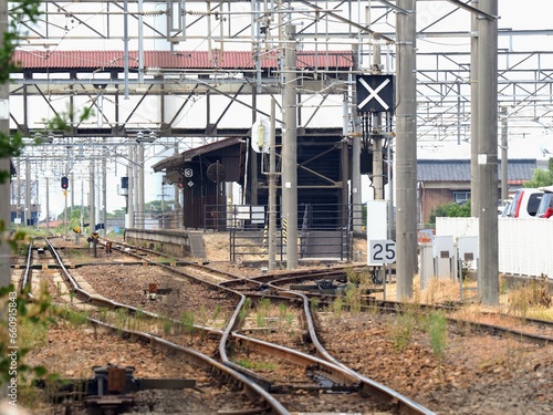 琴平駅の線路【香川県仲多度郡琴平町】