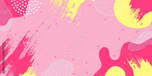 Pattern background. Background with abstract shapes and dots.