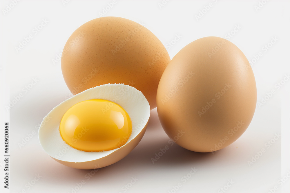 chicken eggs with white background chicken eggs with white background