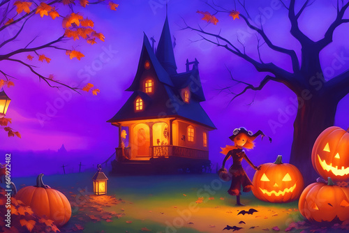 Night's Enchantment, Halloween Vacation Home Art