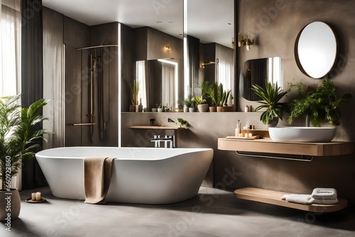 modern bathroom interior