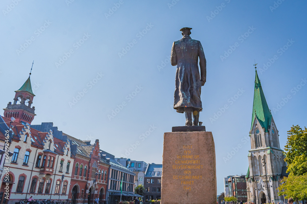 Cityscape of Kristiansand (Norway)