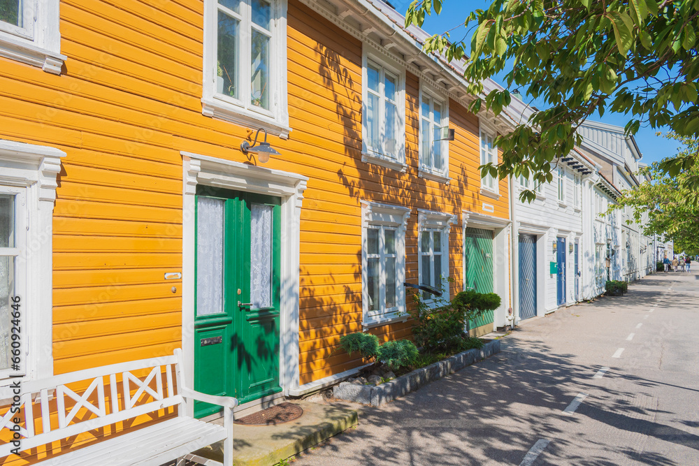 Cityscape of Kristiansand (Norway)