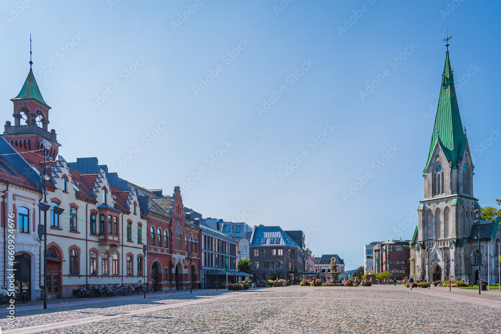 Cityscape of Kristiansand (Norway)