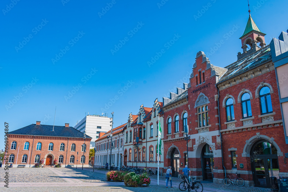 Cityscape of Kristiansand (Norway)