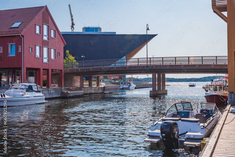 Cityscape of Kristiansand (Norway)
