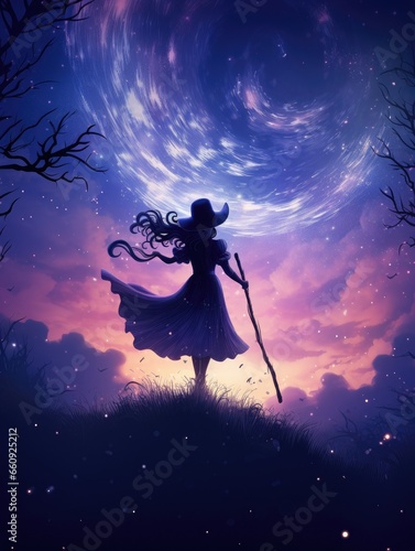 Witch's Midnight Flight