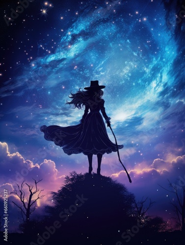 Witch's Midnight Flight