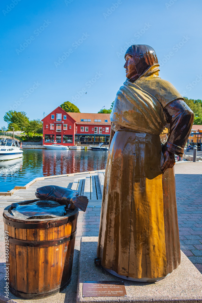 Cityscape of Kristiansand (Norway)