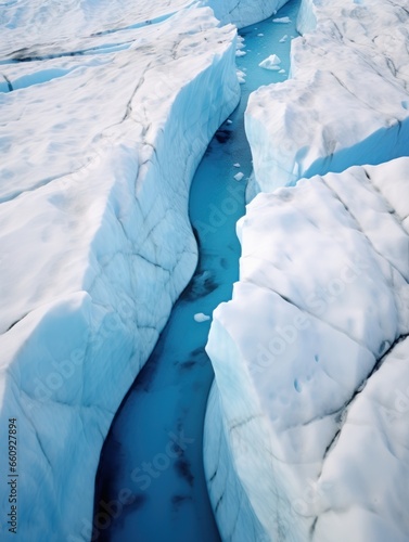 glaciers melted by global warming