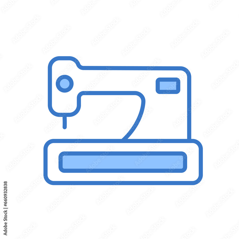 Electric sewing machine line icon. Sewing machine outline vector icon. Symbol, logo illustration. Simple illustration of manual sew machine icon for web design isolated on white background. Graphics Electric sewing machine line icon. Sewing machine outline vector icon. Symbol, logo illustration. Simple illustration of manual sew machine icon for web design isolated on white background. Graphics