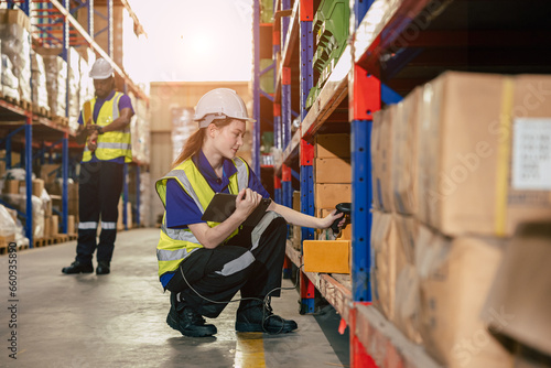 Photography warehouse worker