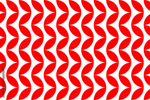Seamless pattern with leaves. Abstract geometric pattern background. Modern banner bauhaus swiss style.