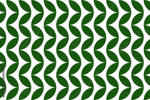 Seamless pattern with leaves. Abstract geometric pattern background. Modern banner bauhaus swiss style. Transparent background