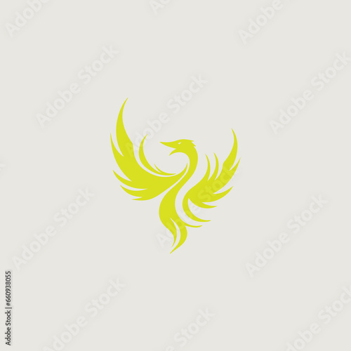 フェニックスをシンボリックに用いたロゴ