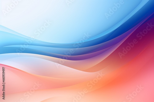 Vibrant Abstract Gradient: Blue, Pink, and Orange