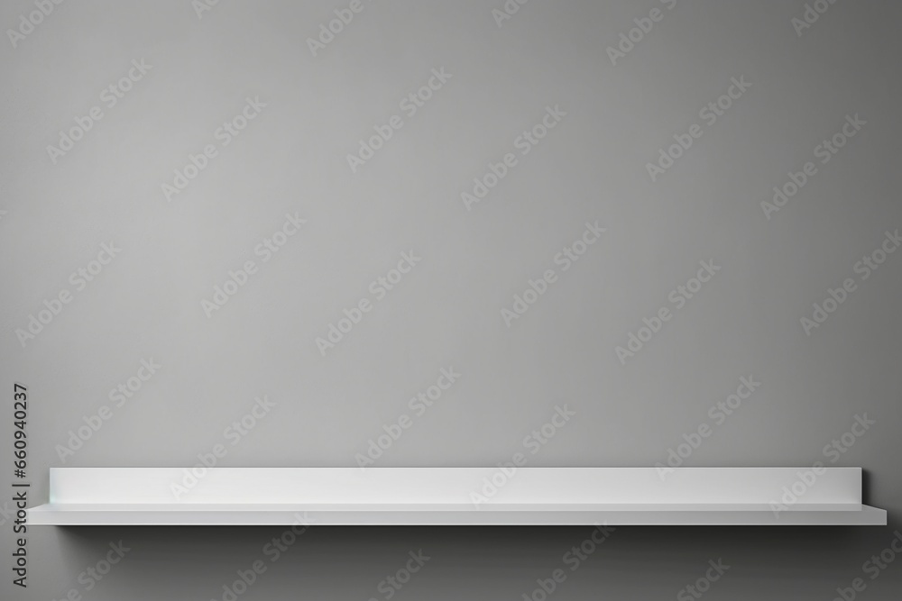 Blank White Shelf for Product Display Blank White Shelf for Product Display