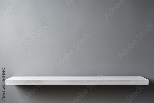 Wallpaper Mural Blank White Shelf for Product Display Torontodigital.ca