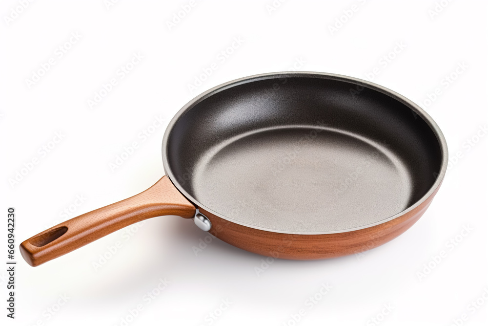 Frying pan on a white background. Frying pan on a white background.