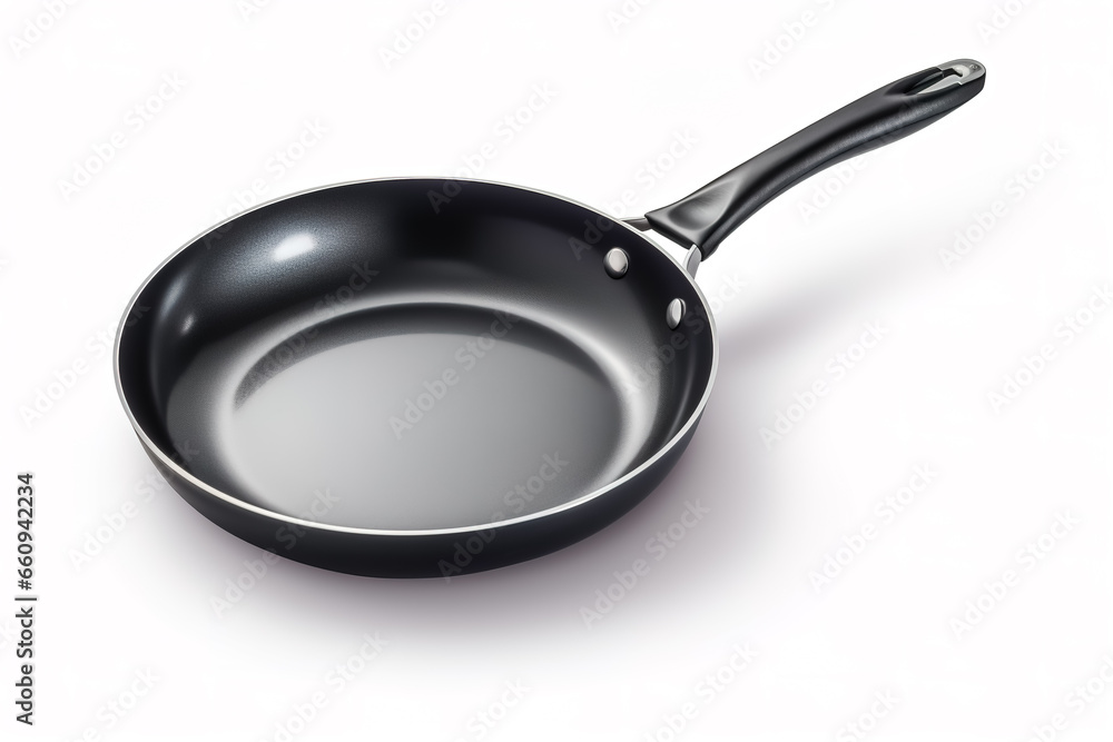 Frying pan on a white background. Frying pan on a white background.