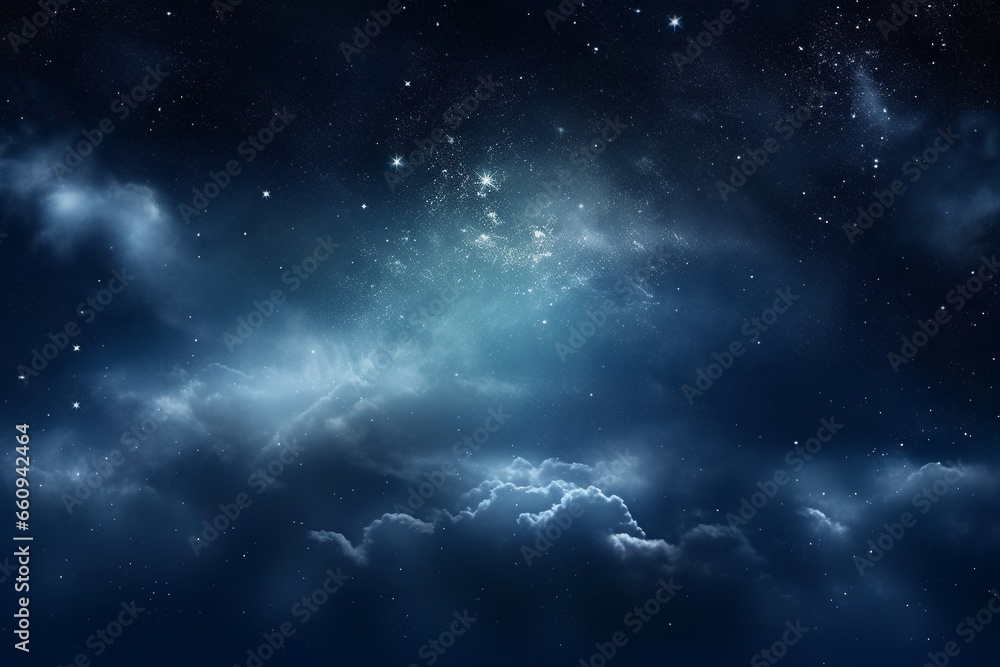Starry Night Sky Abstract