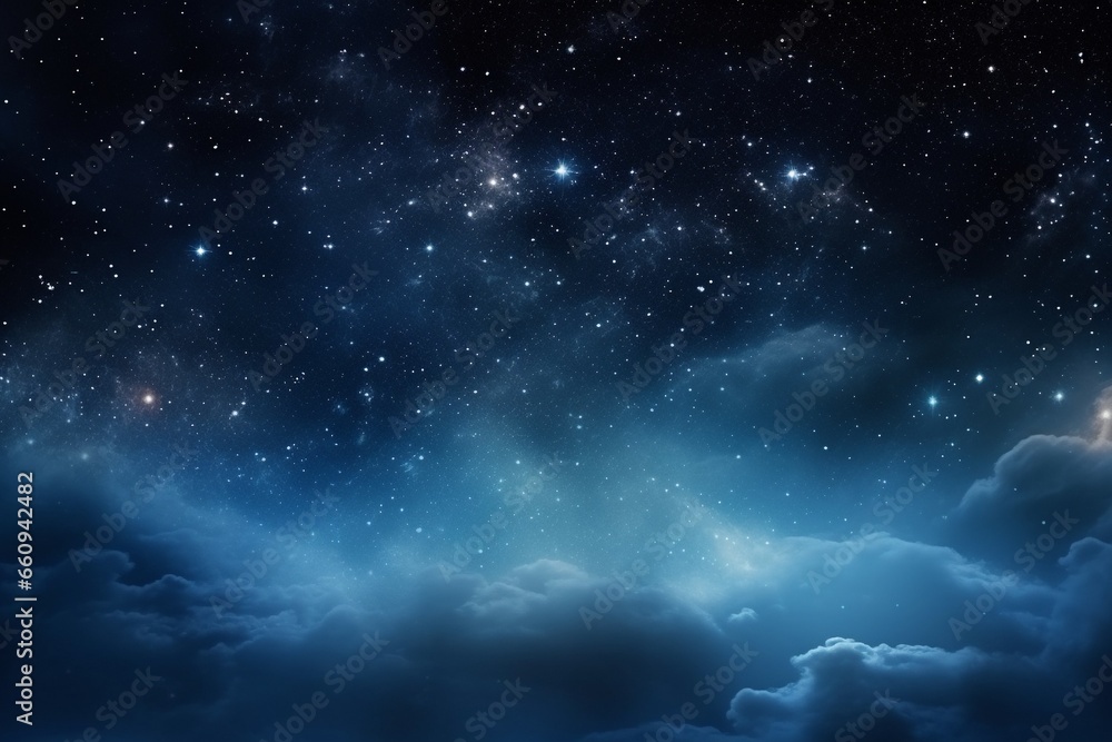 Obraz premium Starry Night Sky Abstract