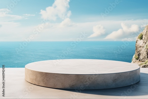 Seaside Elegance marble Podium