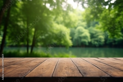 Lakeside Wooden Table