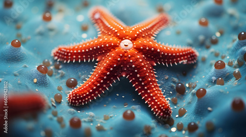 Closeup of a Starfish © Alex Bur