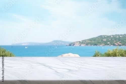 Seaside Elegance marble Podium