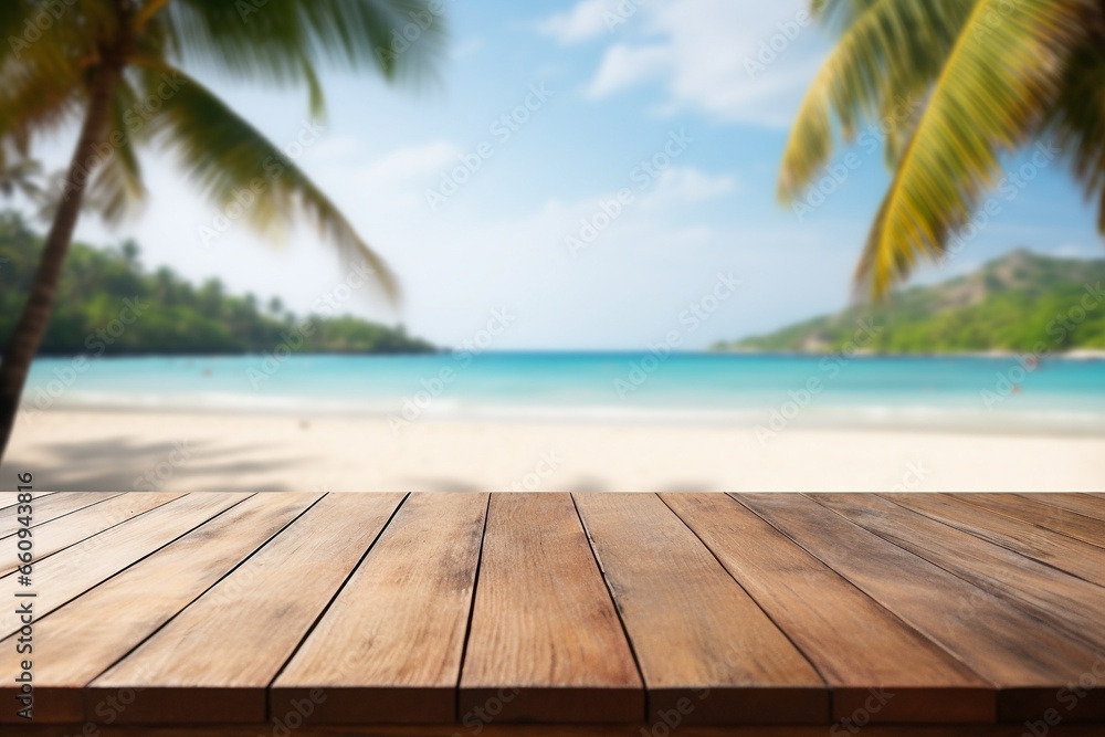 Fototapeta premium Tropical Beach Product Display