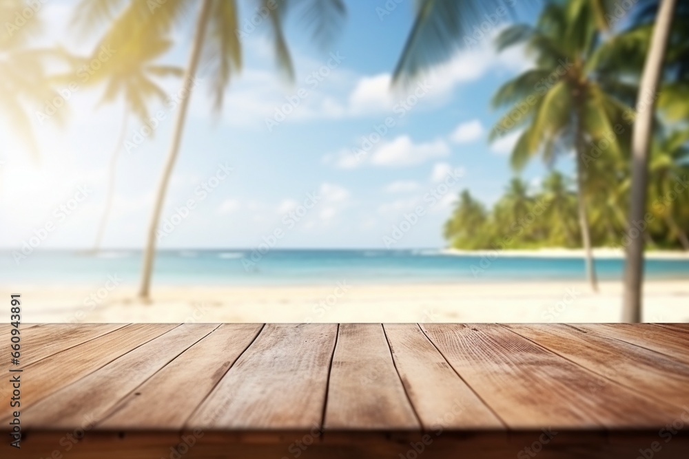 Fototapeta premium Tropical Beach Product Display