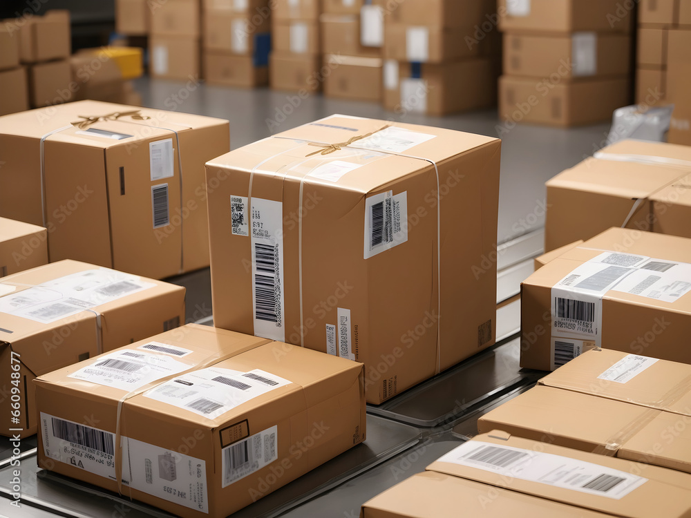 boxes on a pallet boxes on a pallet