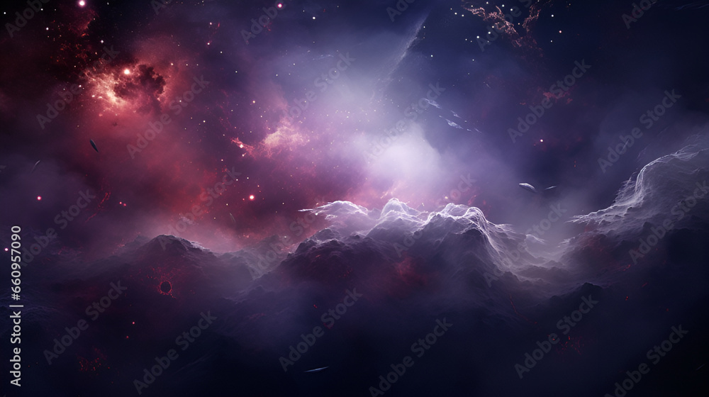 stars and nebula | generative ai