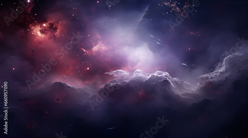 stars and nebula   generative ai