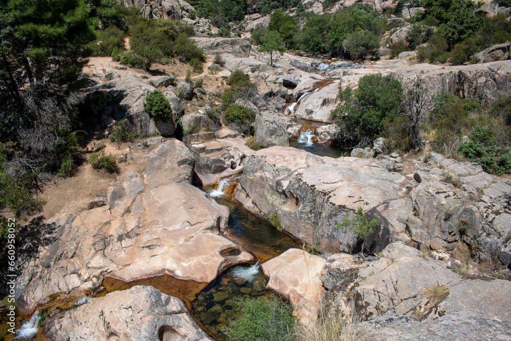 The Green Pool in La Pedriza, Madrid, Spain The Green Pool in La Pedriza, Madrid, Spain
