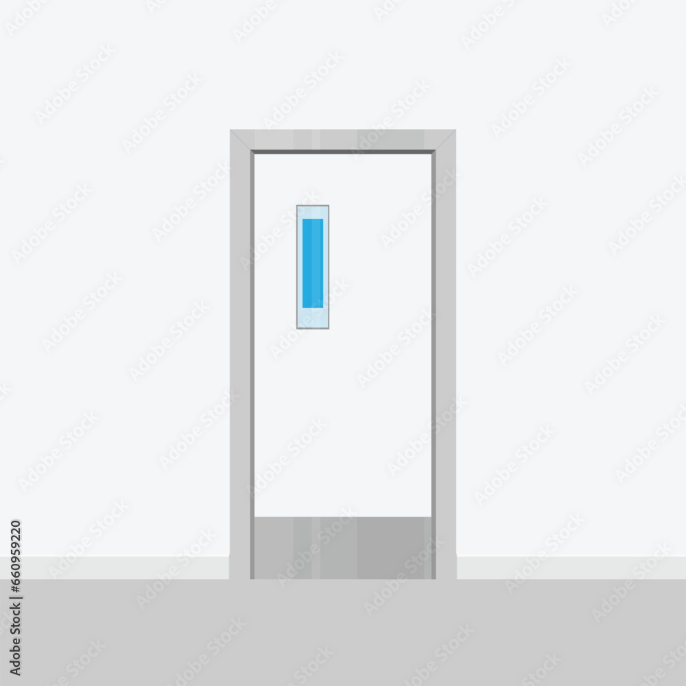 Labaratory door entrance interior Labaratory door entrance interior
