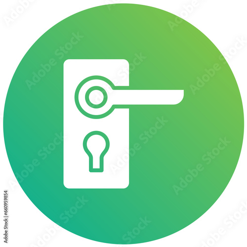 Door handle Vector Icon Design Illustration