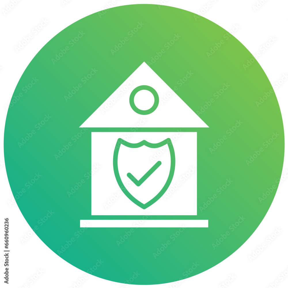 Home insurance Vector Icon Design Illustration