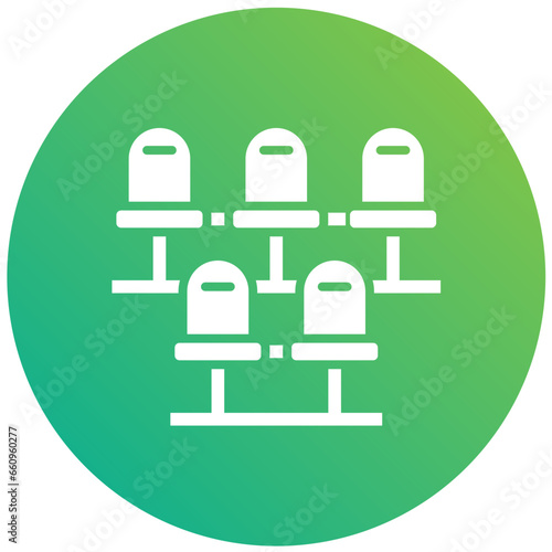 Waiting room Vector Icon Design Illustration