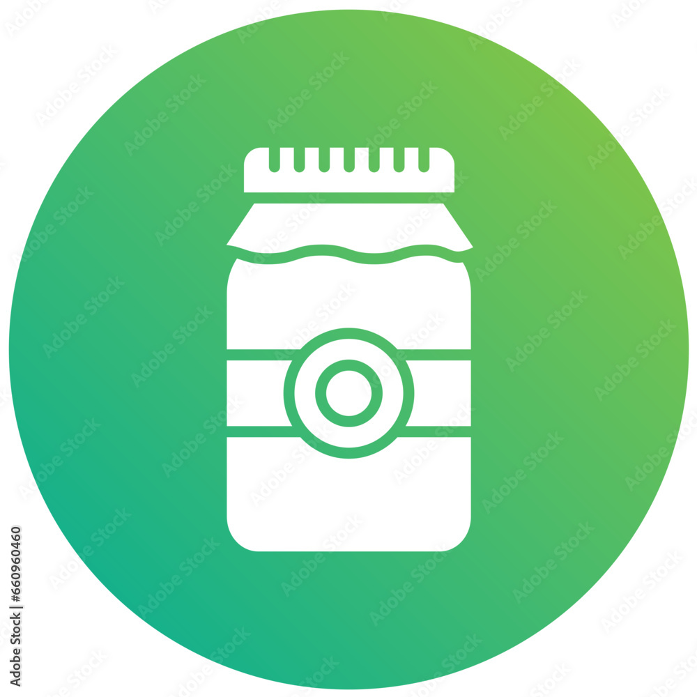 Plastic jar Vector Icon Design Illustration Plastic jar Vector Icon Design Illustration